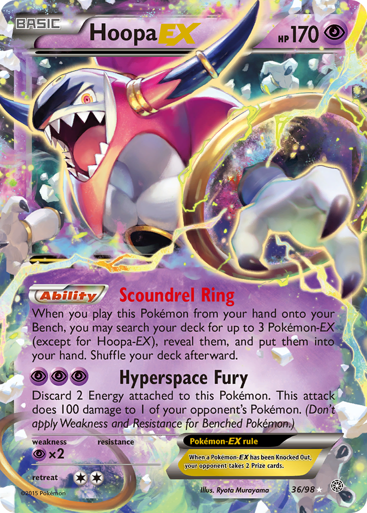 Hoopa EX (36/98) [XY: Ancient Origins] | Rock City Comics