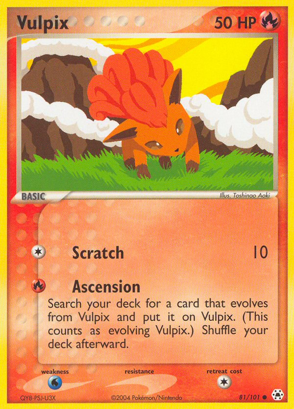 Vulpix (81/101) [EX: Hidden Legends] | Rock City Comics