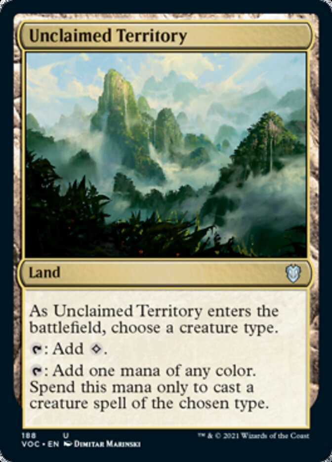 Unclaimed Territory [Innistrad: Crimson Vow Commander] | Rock City Comics