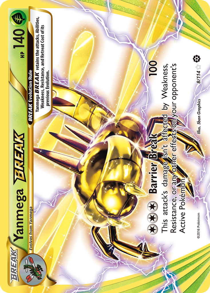 Yanmega BREAK (8/114) [XY: Steam Siege] | Rock City Comics