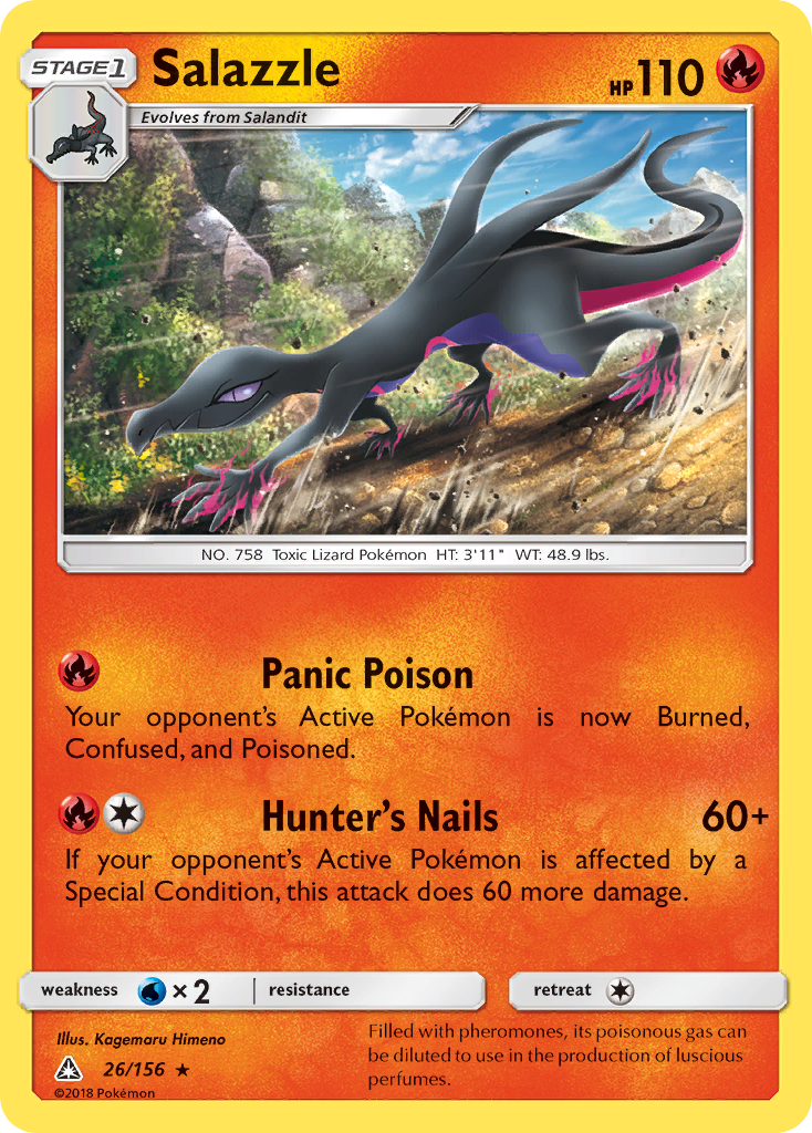 Salazzle (26/156) [Sun & Moon: Ultra Prism] | Rock City Comics