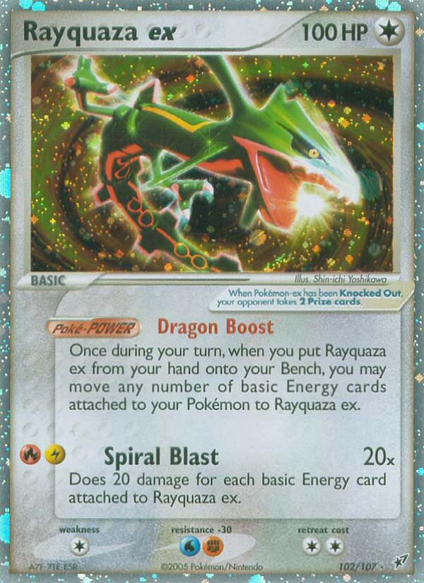 Rayquaza ex (102/107) [EX: Deoxys] | Rock City Comics