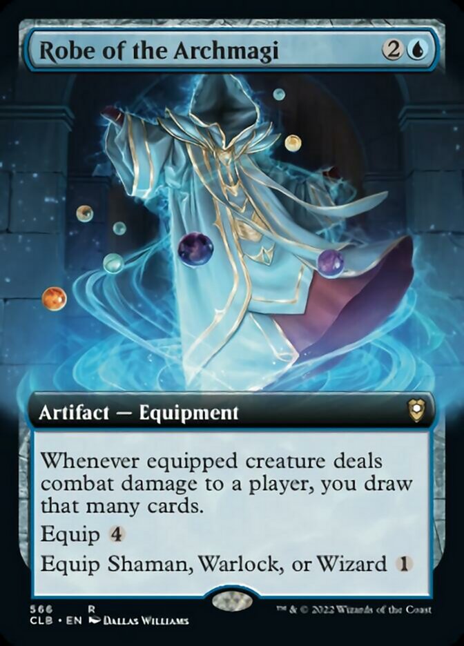 Robe of the Archmagi (Extended Art) [Commander Legends: Battle for Baldur's Gate] | Rock City Comics