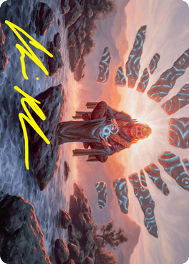 Jadzi, Oracle of Arcavios Art Card (Gold-Stamped Signature) [Strixhaven: School of Mages Art Series] | Rock City Comics