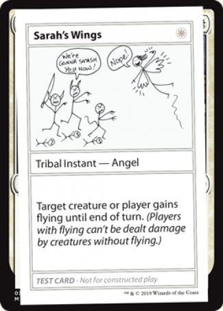 Sarah's Wings (2021 Edition) [Mystery Booster Playtest Cards] | Rock City Comics