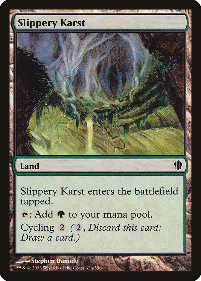 Slippery Karst [Commander 2013] | Rock City Comics