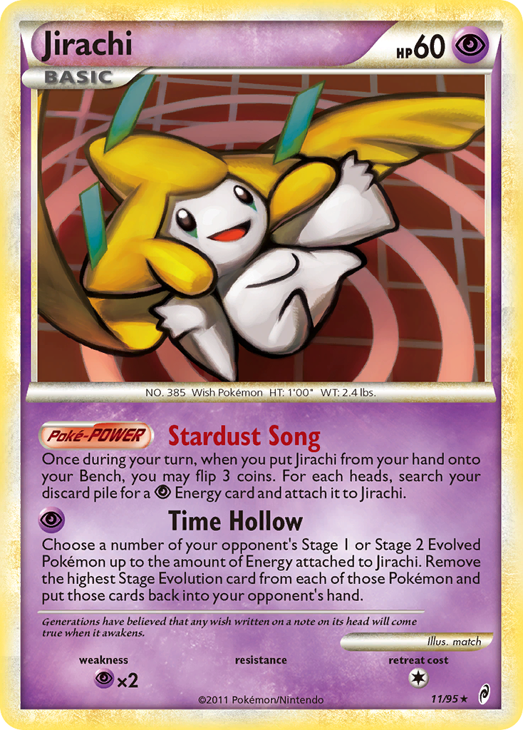 Jirachi (11/95) [HeartGold & SoulSilver: Call of Legends] | Rock City Comics