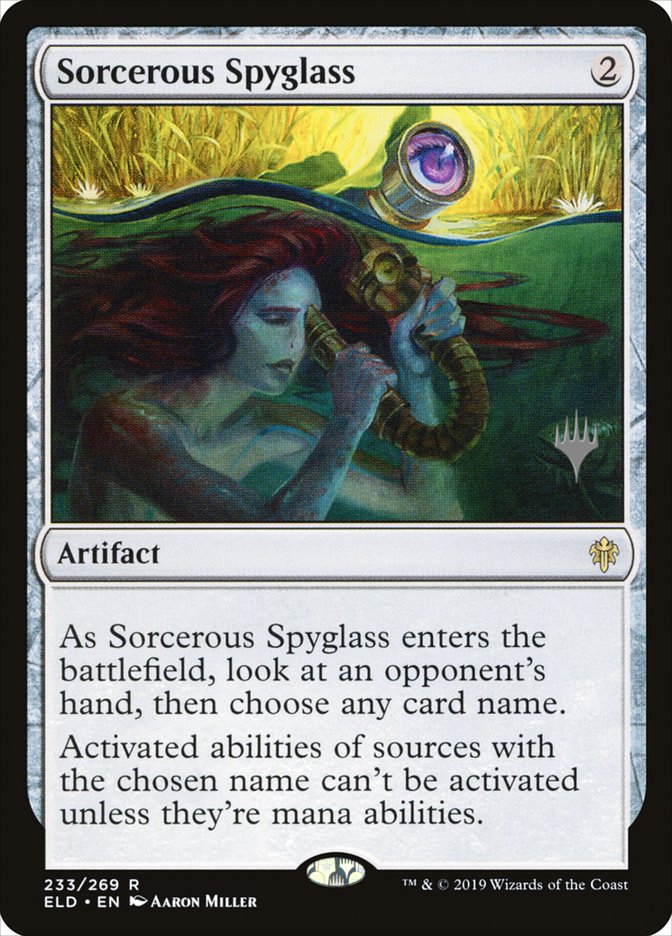 Sorcerous Spyglass (Promo Pack) [Throne of Eldraine Promos] | Rock City Comics