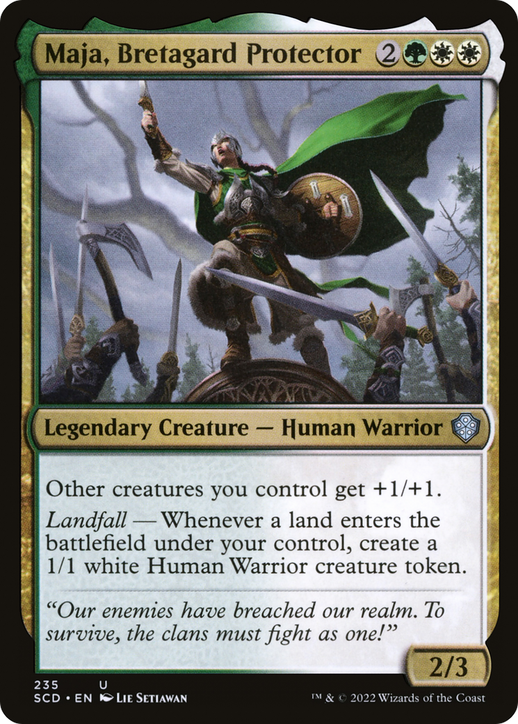 Maja, Bretagard Protector [Starter Commander Decks] | Rock City Comics