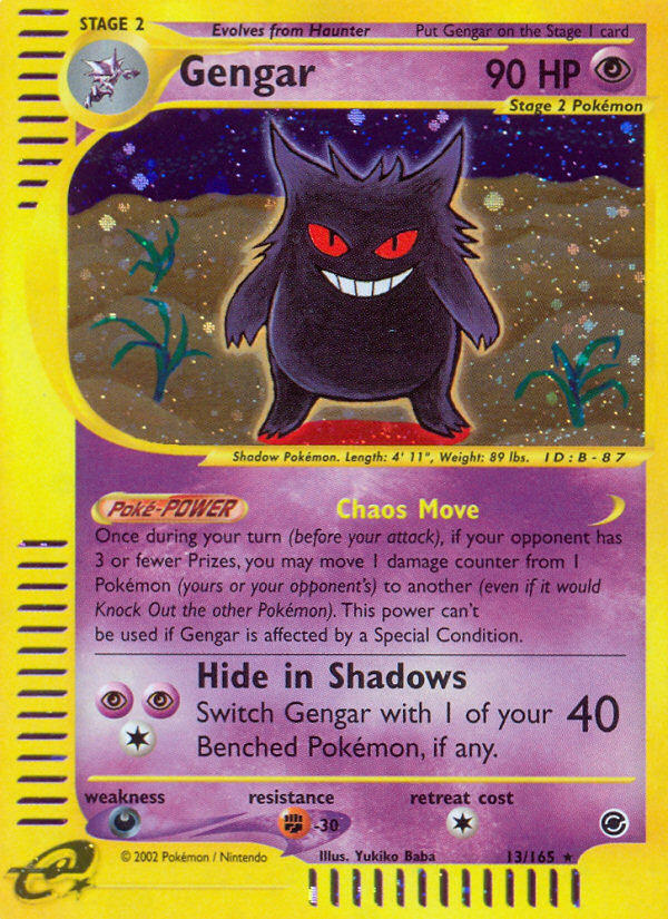 Gengar (13/165) [Expedition: Base Set] | Rock City Comics