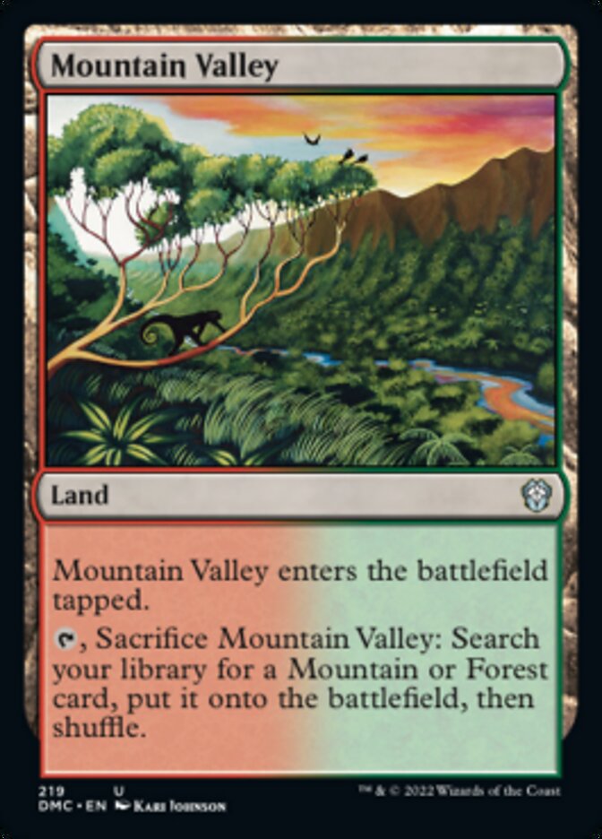 Mountain Valley [Dominaria United Commander] | Rock City Comics