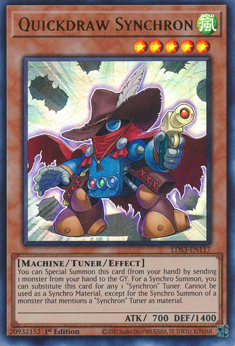 Quickdraw Synchron [LDS3-EN117] Ultra Rare | Rock City Comics
