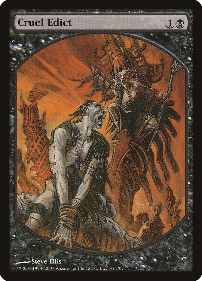 Cruel Edict [Magic Player Rewards 2007] | Rock City Comics