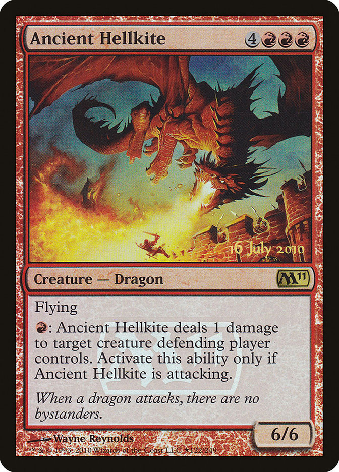 Ancient Hellkite [Magic 2011 Prerelease Promos] | Rock City Comics