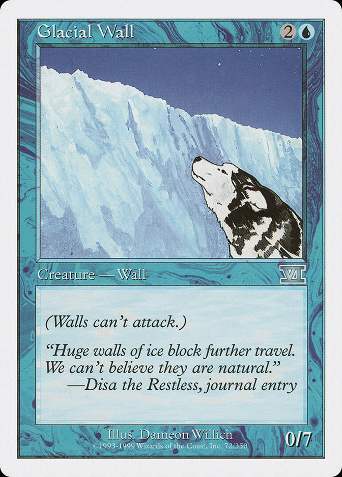 Glacial Wall [Classic Sixth Edition] | Rock City Comics