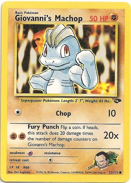 Giovanni's Machop (72/132) [Gym Challenge Unlimited] | Rock City Comics