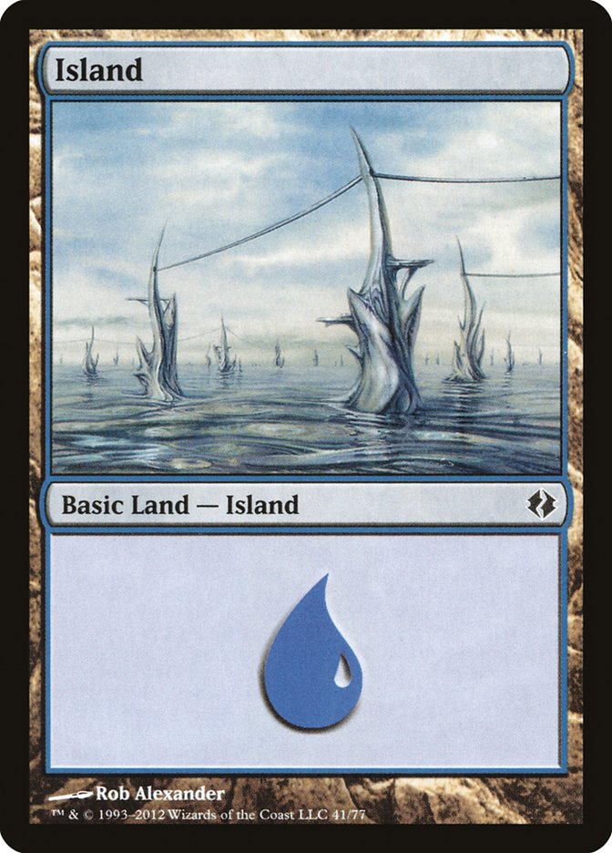 Island (41) [Duel Decks: Venser vs. Koth] | Rock City Comics