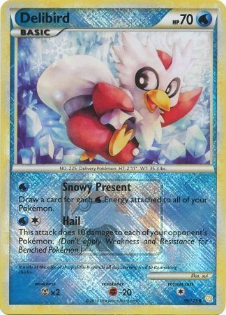 Delibird (39/123) (League Promo) [HeartGold & SoulSilver: Base Set] | Rock City Comics