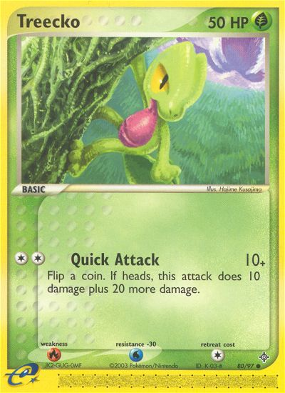 Treecko (80/97) [EX: Dragon] | Rock City Comics