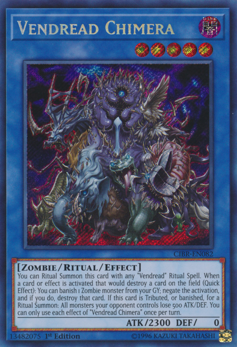 Vendread Chimera [CIBR-EN082] Secret Rare | Rock City Comics