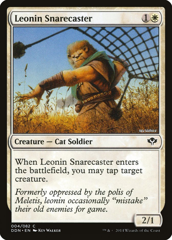 Leonin Snarecaster [Duel Decks: Speed vs. Cunning] | Rock City Comics