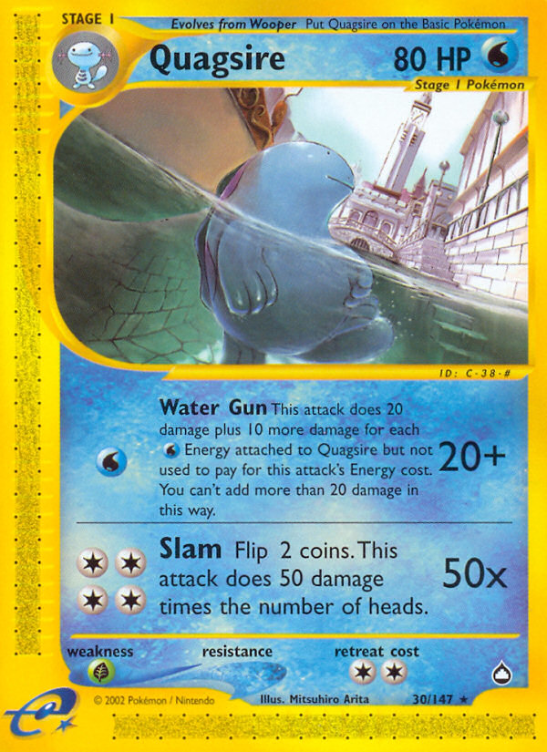 Quagsire (30/147) [Aquapolis] | Rock City Comics