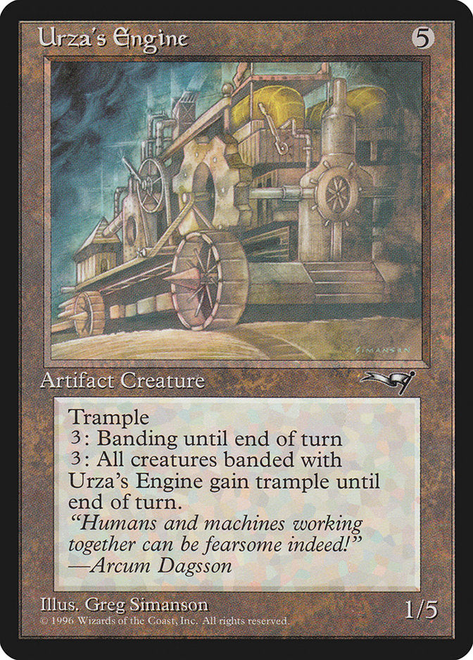 Urza's Engine [Alliances] | Rock City Comics