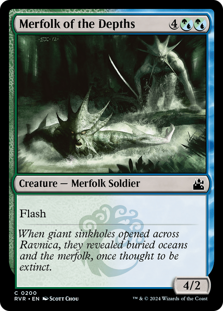 Merfolk of the Depths [Ravnica Remastered] | Rock City Comics