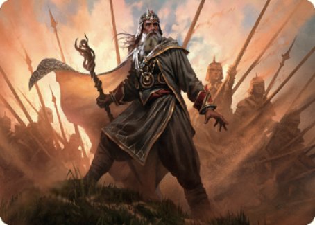 Hazezon, Shaper of Sand Art Card [Dominaria United Art Series] | Rock City Comics