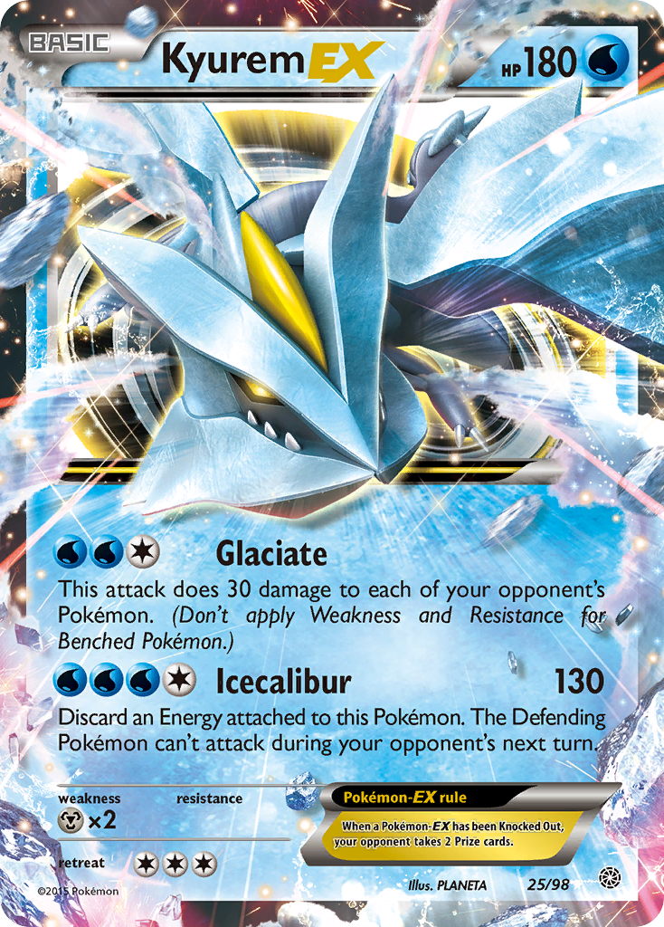 Kyurem EX (25/98) [XY: Ancient Origins] | Rock City Comics