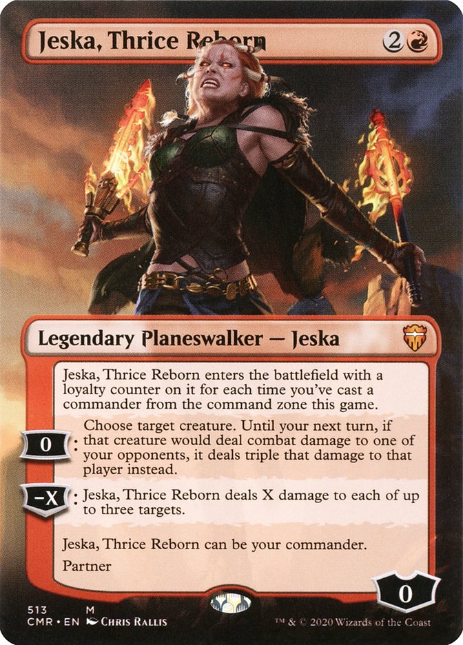 Jeska, Thrice Reborn (Borderless) [Commander Legends] | Rock City Comics