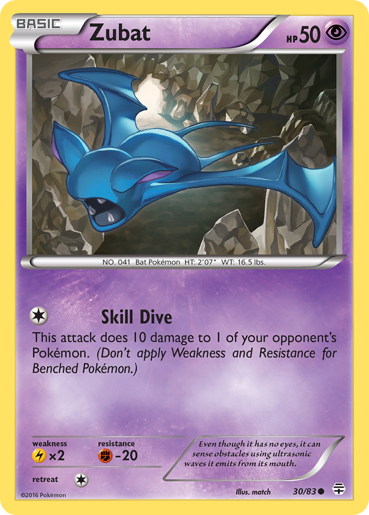 Zubat (30/83) [XY: Generations] | Rock City Comics