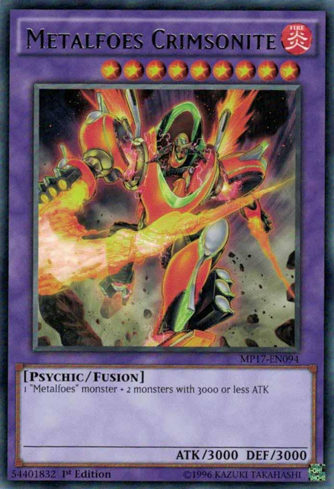Metalfoes Crimsonite [MP17-EN094] Rare | Rock City Comics