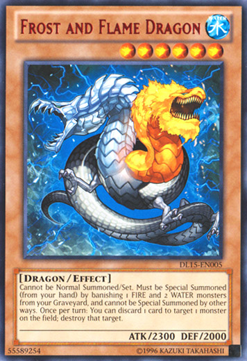 Frost and Flame Dragon (Red) [DL15-EN005] Rare | Rock City Comics