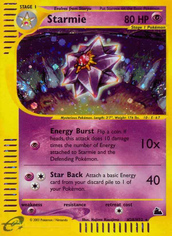 Starmie (H28/H32) [Skyridge] | Rock City Comics