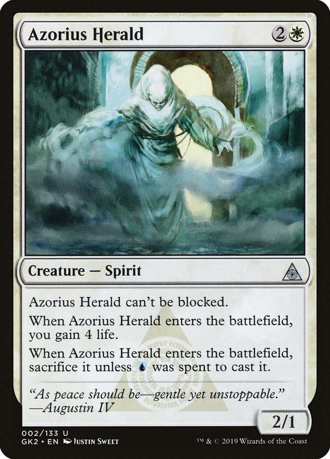 Azorius Herald [Ravnica Allegiance Guild Kit] | Rock City Comics