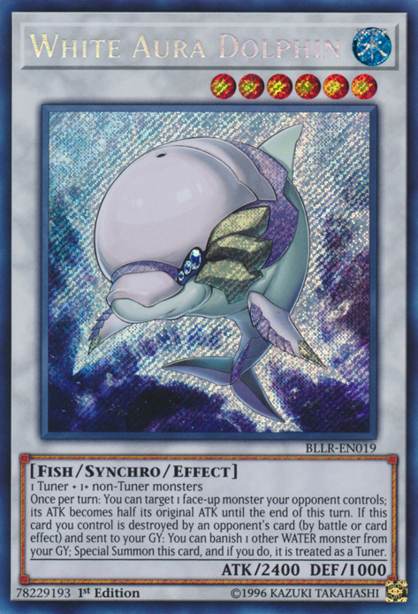 White Aura Dolphin [BLLR-EN019] Secret Rare | Rock City Comics