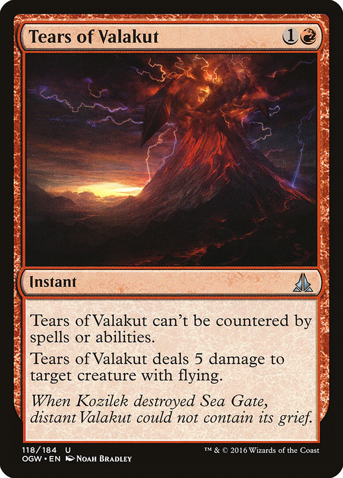 Tears of Valakut [Oath of the Gatewatch] | Rock City Comics