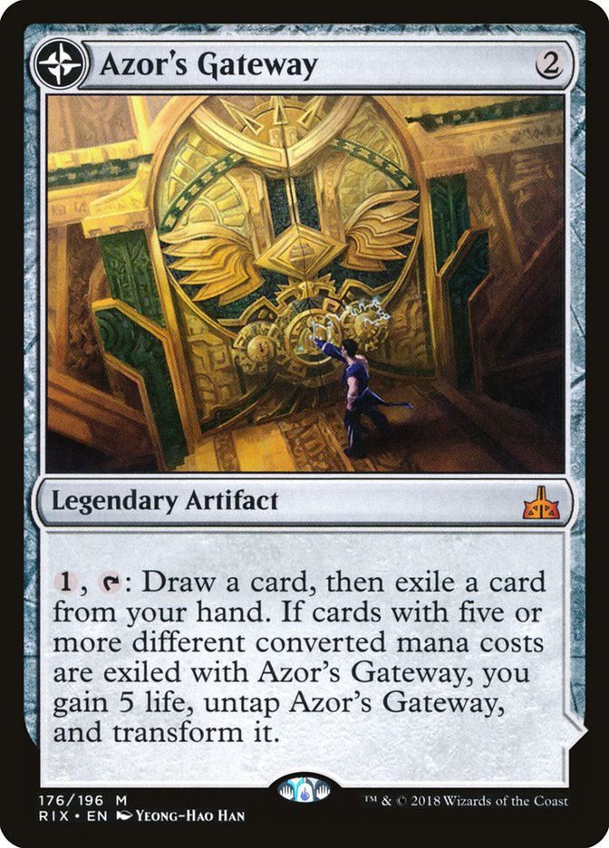 Azor's Gateway // Sanctum of the Sun [Rivals of Ixalan] | Rock City Comics