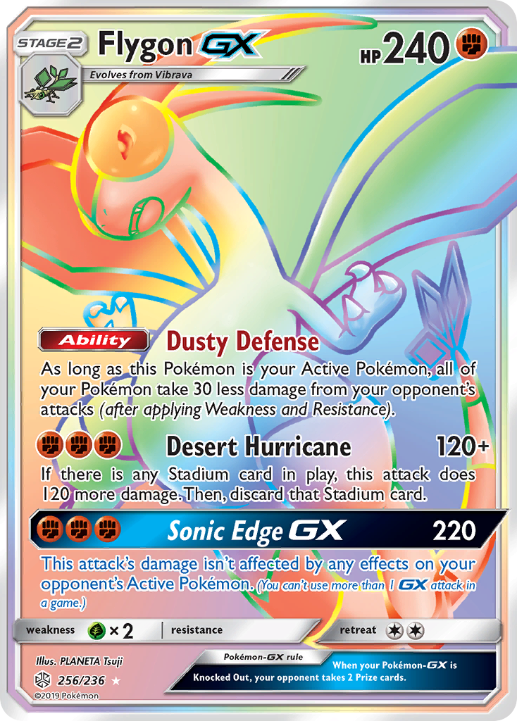 Flygon GX (256/236) [Sun & Moon: Cosmic Eclipse] | Rock City Comics