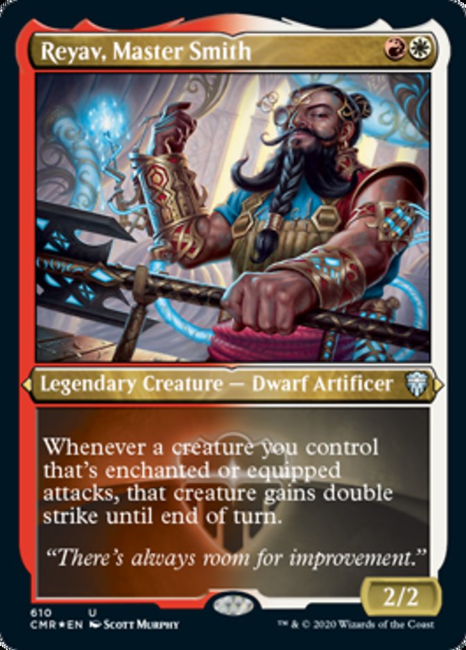 Reyav, Master Smith (Etched) [Commander Legends] | Rock City Comics