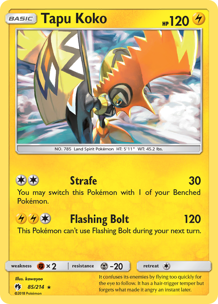 Tapu Koko (85/214) [Sun & Moon: Lost Thunder] | Rock City Comics