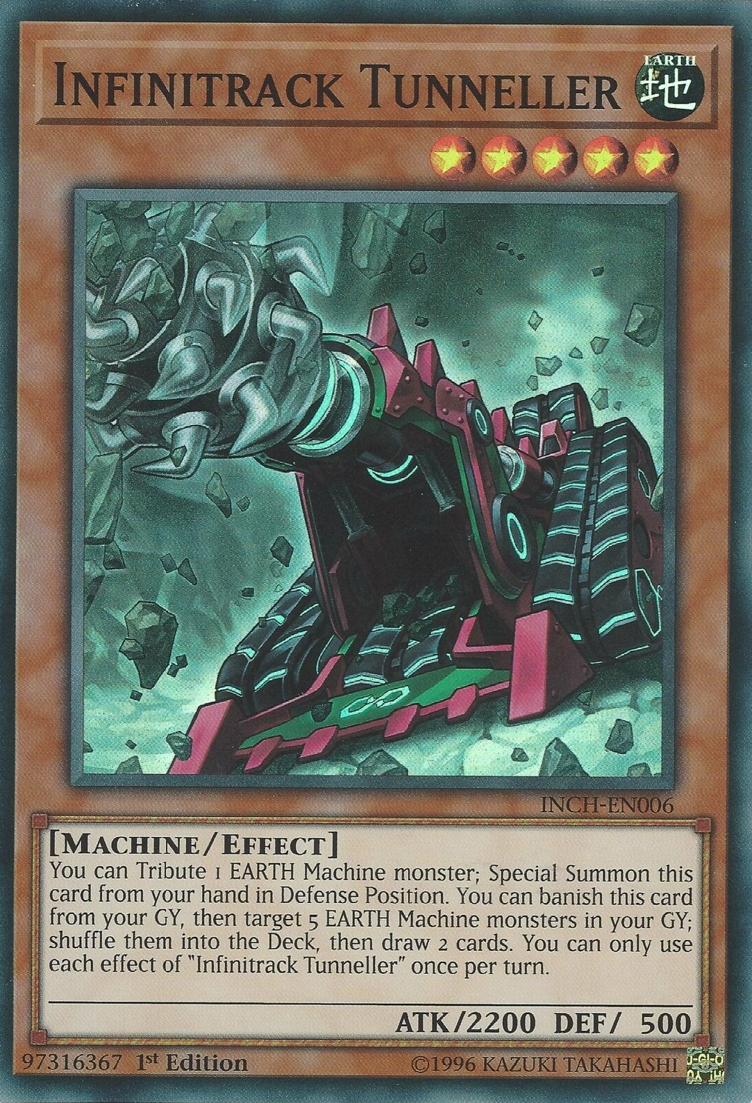 Infinitrack Tunneller [INCH-EN006] Super Rare | Rock City Comics