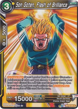 Son Goten, Flash of Brilliance [BT10-101] | Rock City Comics