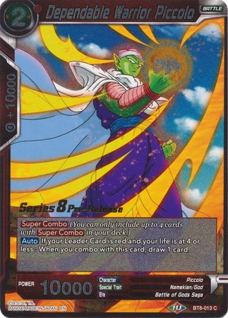 Dependable Warrior Piccolo [BT8-013_PR] | Rock City Comics