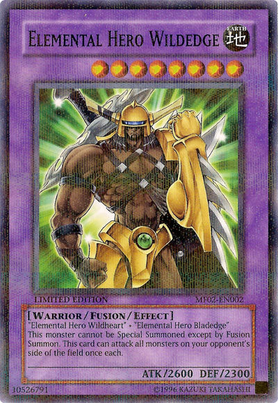 Elemental Hero Wildedge [MF02-EN002] Rare | Rock City Comics