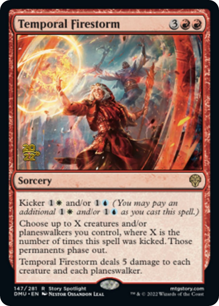 Temporal Firestorm [Dominaria United Prerelease Promos] | Rock City Comics