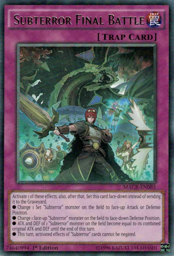 Subterror Final Battle [MACR-EN085] Rare | Rock City Comics