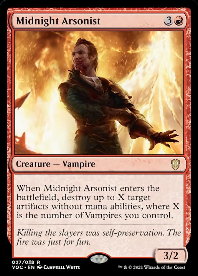 Midnight Arsonist [Innistrad: Crimson Vow Commander] | Rock City Comics