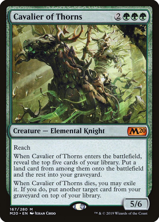 Cavalier of Thorns [Core Set 2020] | Rock City Comics